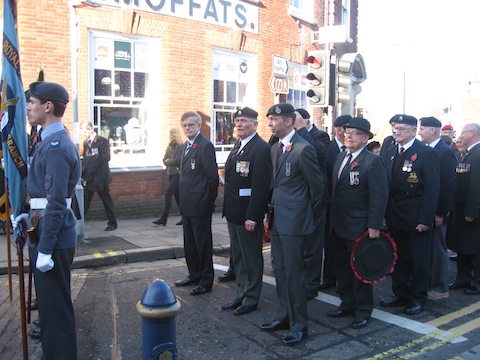 Some of the veterans who took part. Picture by Anna Valentina.