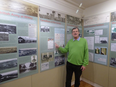 John Janaway is the curator of a fascinating exhibition about Witley Camp during the First World War.