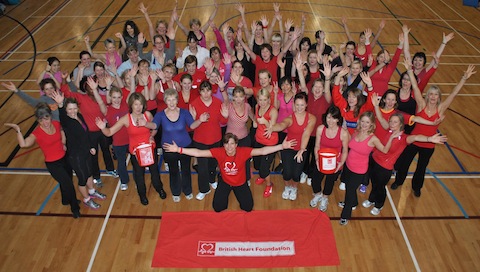 All 'reddy' for fundraising at Guildford Spectrum on red Friday, February 6.