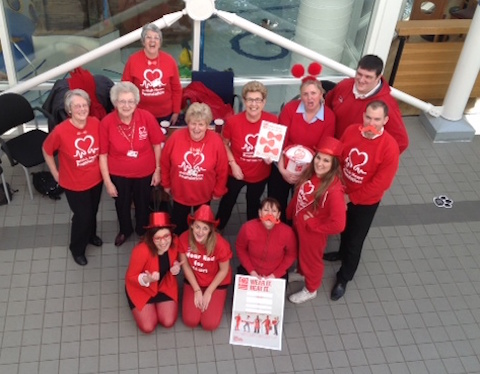 BHF fundraisers at Guildford Spectrum.