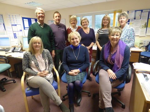 Members of the team at the Citizens Advice Bureau in Ash.