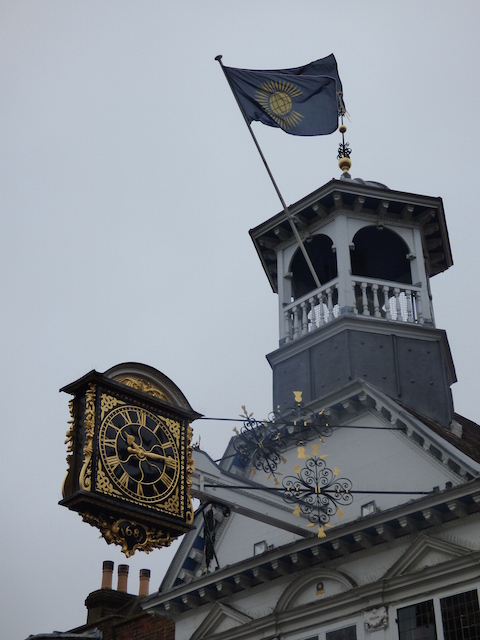 The Commonwealth Flag flies from the Guildhall, Monday, March 9, 2015.