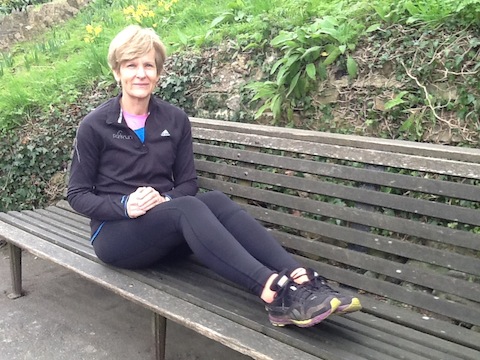 Carol Dunnett who is leading the Guildford running group of A Mile In Her Shoes