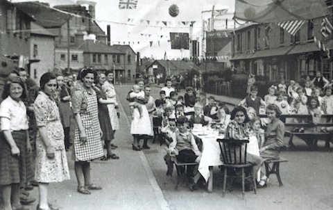 VE Day part in Courtenay Road, Woking.