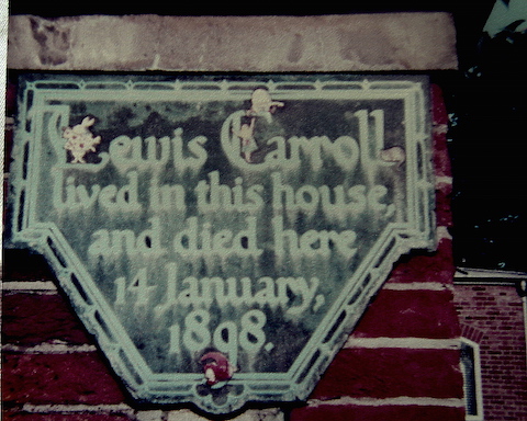 A photo of the metal plaque supplied by Lynne Harrison and taken years before it was removed.
