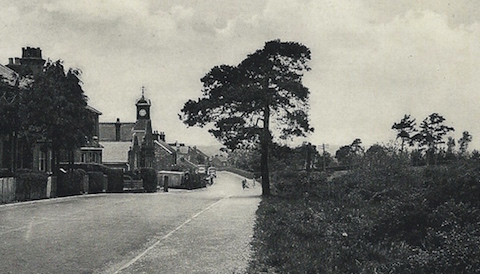 Which Guildford outskirts village is this, seen in about the 1930s?