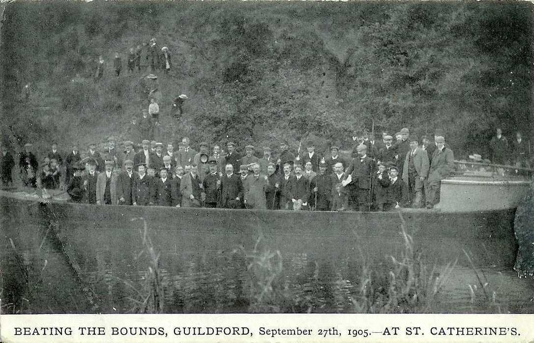 Beating the bounds in St Catherine's 1905