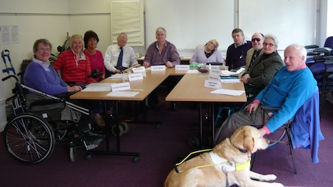 The board of directors of the Surrey Coalition of Disabled people.