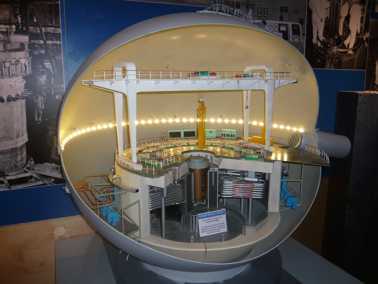 Part of the Dounreay Nuclear Research Centre Exhibition