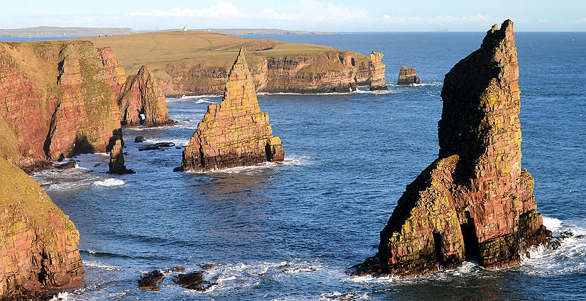 Duncansby Stacks - photo courtesy John O'Groats Guesthouse.