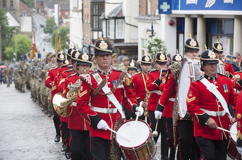 There will be a spectacular parade through Guildford town centre.