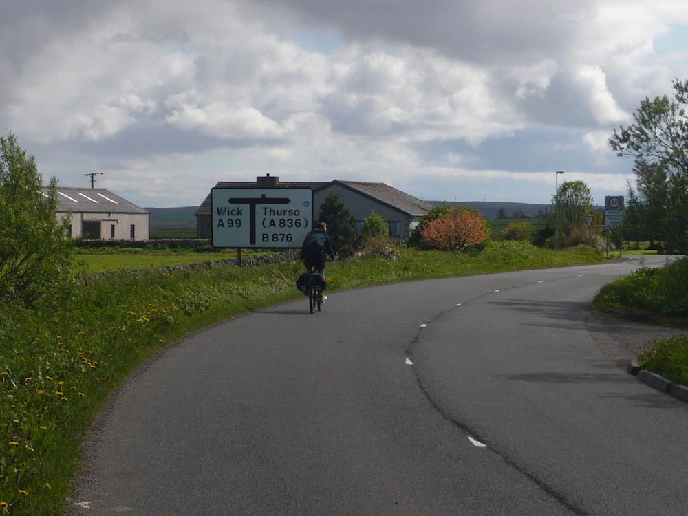 After this road junction the A99 became properly busy. Luckily it was only a mile or two to Wick.