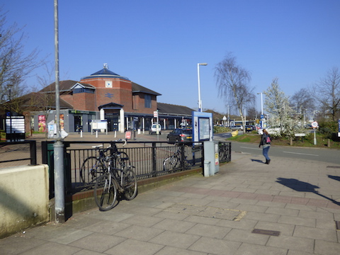 How the station approach looks in 2015. This view will change yet again if plans get the go-ahead to rebuild part of the station.