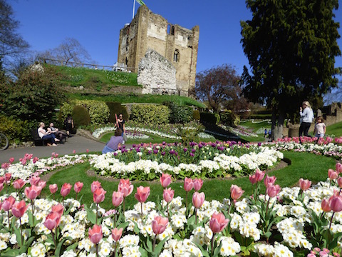 The Castle Grounds this spring.