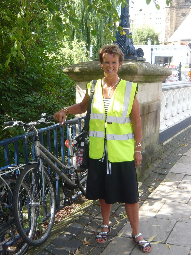 Anne Milton regularly cycles to Guildford station on her way to Westminster.