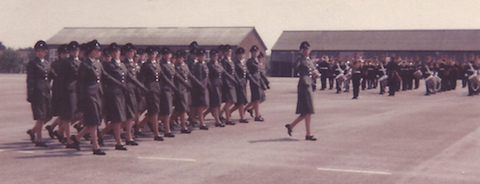 Passing out parade on July 134, 1979. This was the last one that Angela Rose attended. Further pictures are from the same parade.