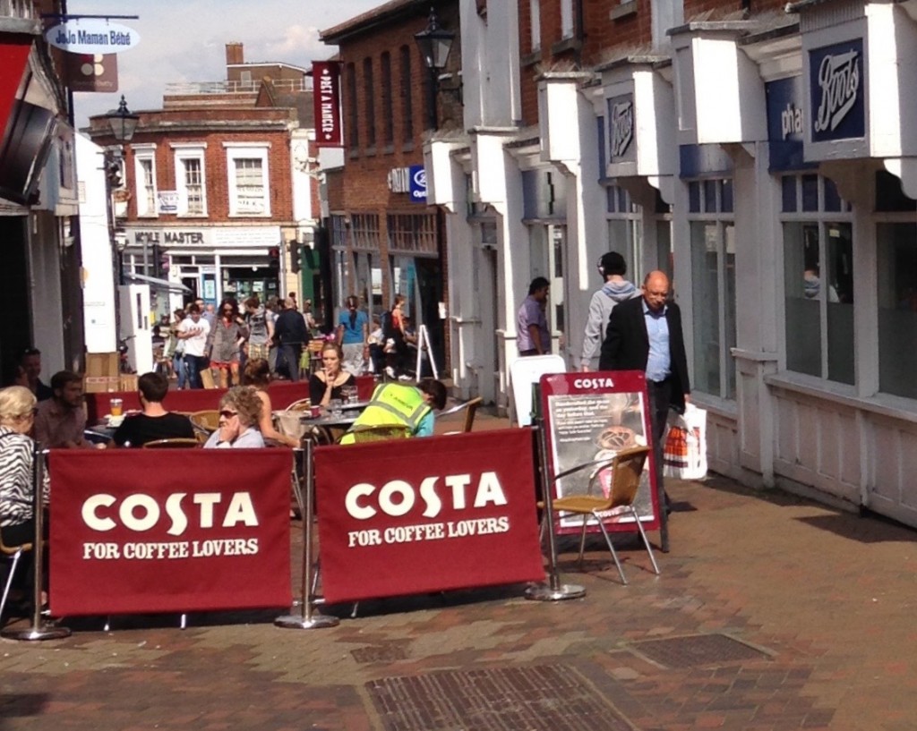 Costa Coffee, in Swan Lane, is expanding.