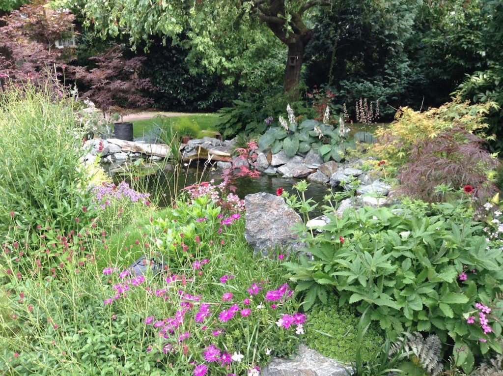 The Markham's overall winning garden was also the winner of the best large garden category.