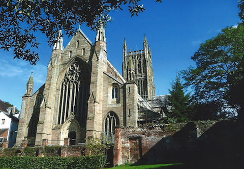 Worcester Cathedral.