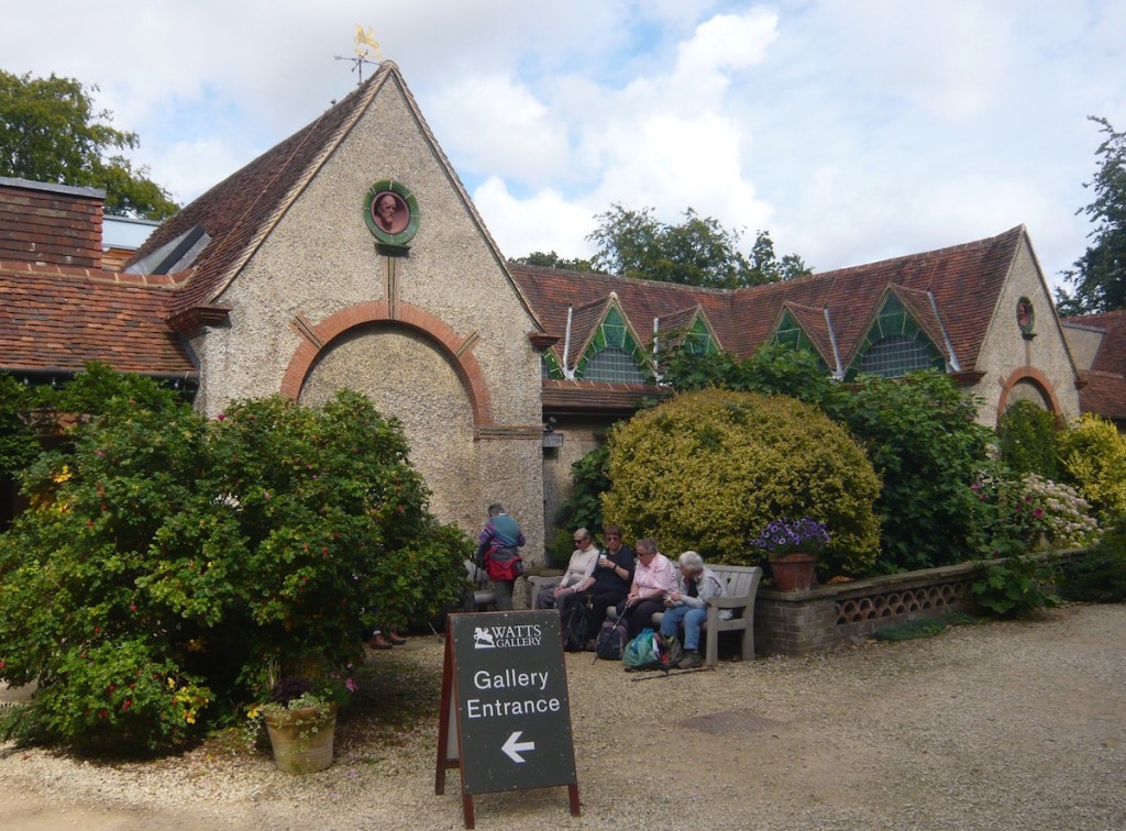 There were plenty of visitors at Watts gallery to enjoy free entry to the beautifully restored buildings.