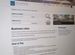 Business Rates screen shot