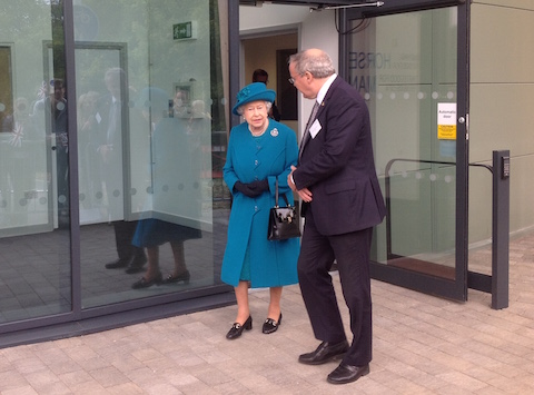 The Queen opened the University of Surrey's new school of veterinary on Thursday, October 15.
