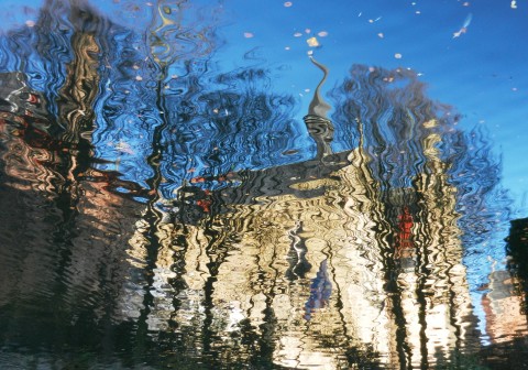 “Reflections of Bruges.”