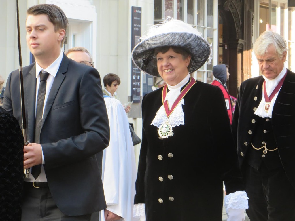 The High Sheriff Elizabeth Kennedy, is the Queen's representative to the judiciary in the county.