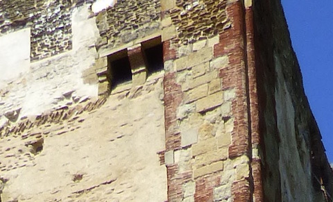 Where is this and what are these holes high up in the wall?