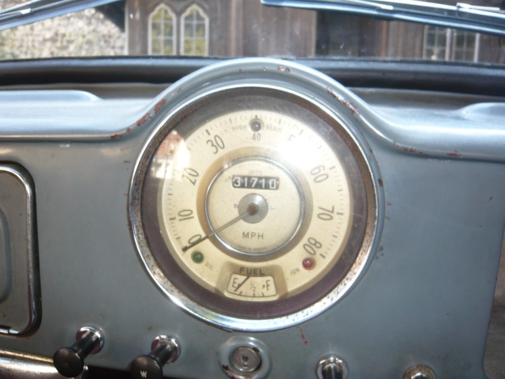 The mileometer has been round twice before recording another 31,000 miles.