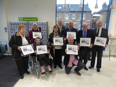 A number of employees at the former Guildford Waitrose store were invited to the opening of the new one and presented with a framed picture and details of the old shop.