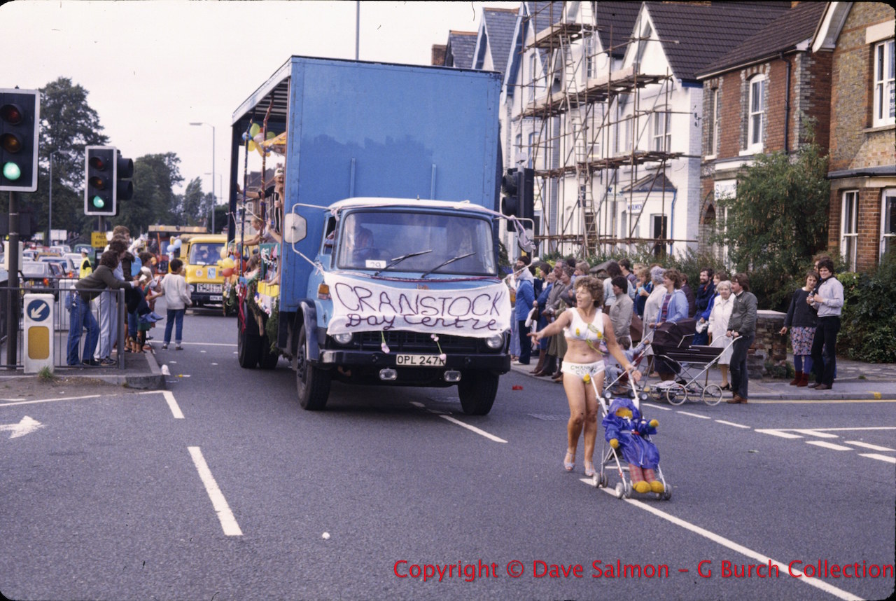 Who's this in a Guildford carnival procession?