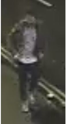 A close-up CCTY images of one of them the police want to question.