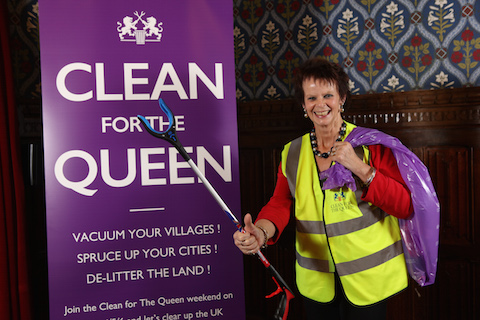 Anne Milton MP is encouraging people to take part in community clean ups ahead of the Queen's 90th birthday celebrations in June.