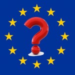 EU symbol with a question mark