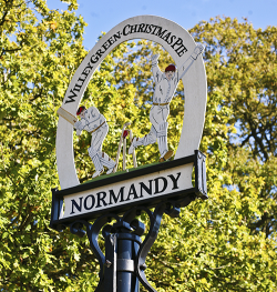 Normandy Village Sign