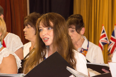 Choir member Sam.