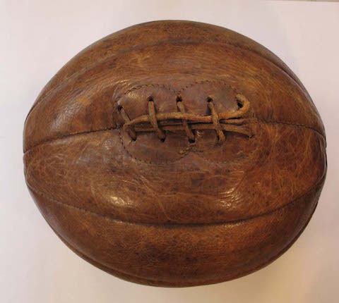 This was reputedly one of the footballs. It was an exhibit at the Surrey Infantry Museum at Clandon park, but was lost in the fire there in 2015.