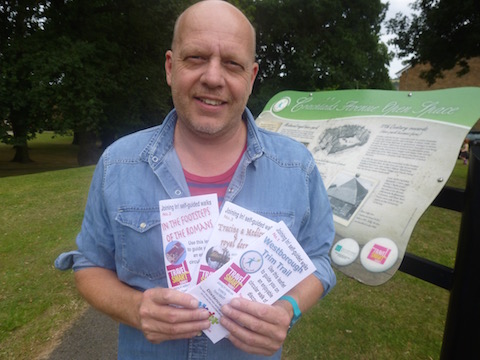 David Rose will be leading guided walks as part of this years Guildford Walksfest based on three free sell-guided walk leafalets he has produced.