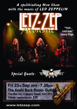 letz-zep-acoustic-poster-a4-asahi-room-guildford
