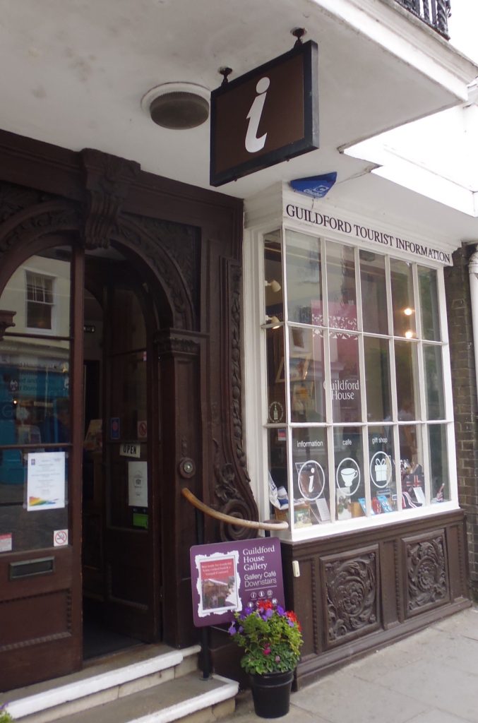 Guildford's Tourist Information Centre at Guildford House in the High Street
