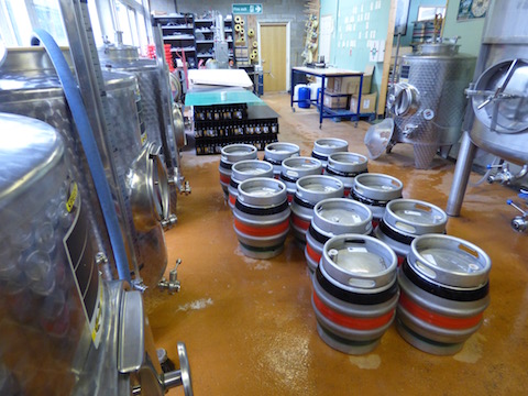 Inside the Little Beer Corporation's brewery on the MIdleton Business Park, Guildford.