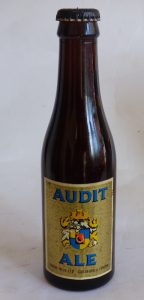 The original bottle of Friary Meux Audit Ale.
