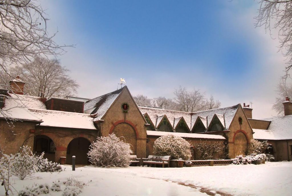 Watts Gallery as it might appear soon - if we have some snow this winter.