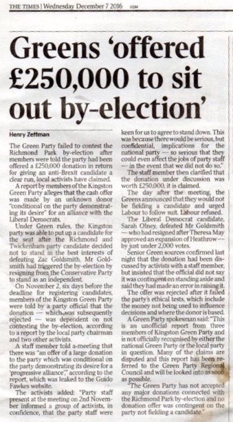 Times Richmond by-election article