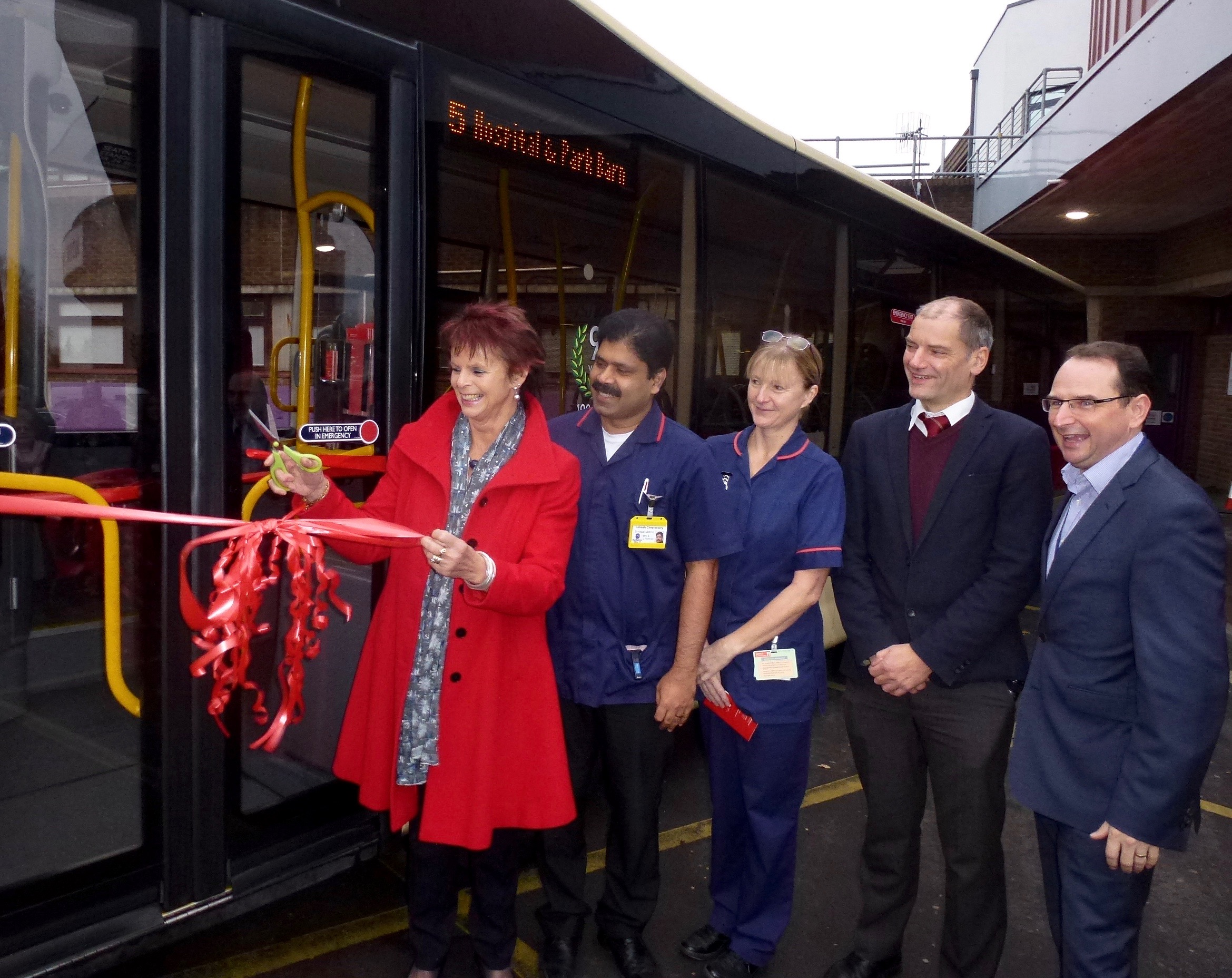 New Hospital-Town Bus Service Launched