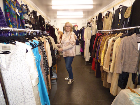 Nicola Chinn of Pret A Vintage is selling quality vintage clothing from the 1920s to the 1980s.