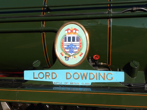 Loco is actually named Braunton, but is currently masquerading as Lord Dowding.