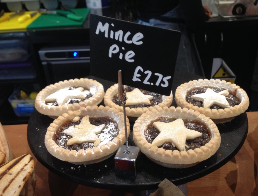 Mince pies? Of course - it's nearly Christmas.