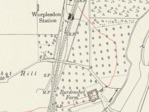 The site of the former Owen Stone Company's works as shown on the OS may of 1913.